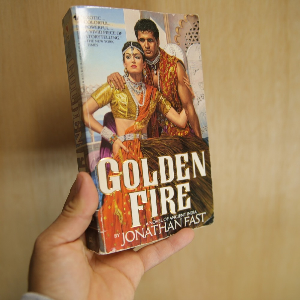 Golden Fire by Jonathan Fast Mass Market Paperback Ancient India Fiction 1986